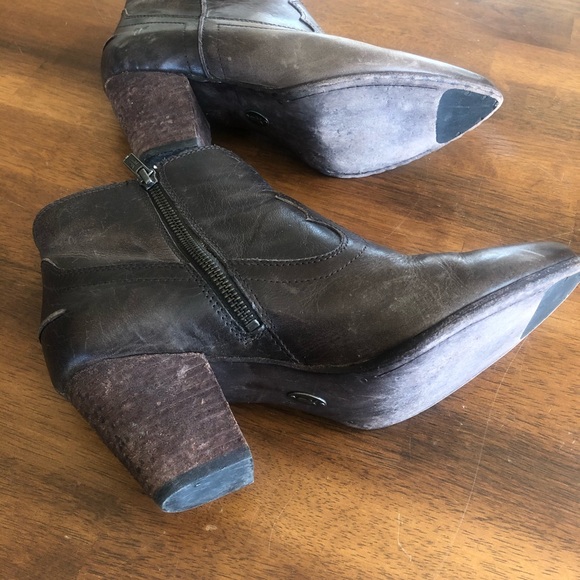 VGUC Frye Renee Seam Heeled Boots 9M - Picture 4 of 6